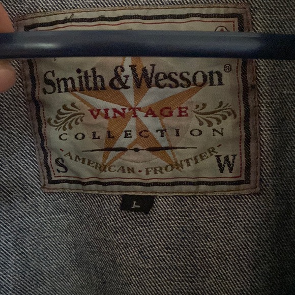 {Rare Find} Smith and Wesson Vintage Collection Men’s Denim Horse Riding Coat - Picture 3 of 15